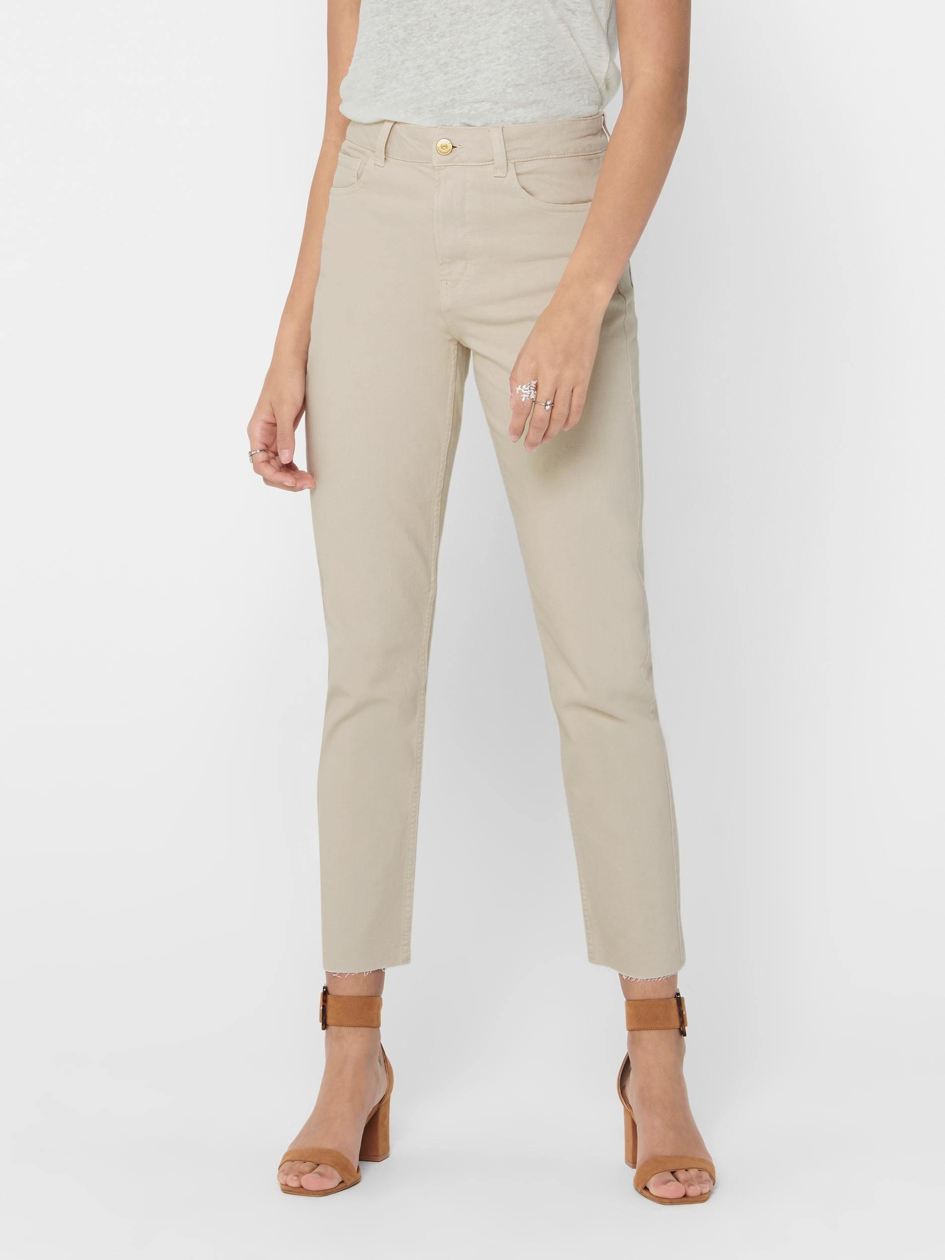 Only Emily - Ecru Mom jeans high waist - HUSET Men & Women