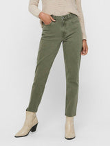 Only Emily - Grøn mom jeans - HUSET Men & Women