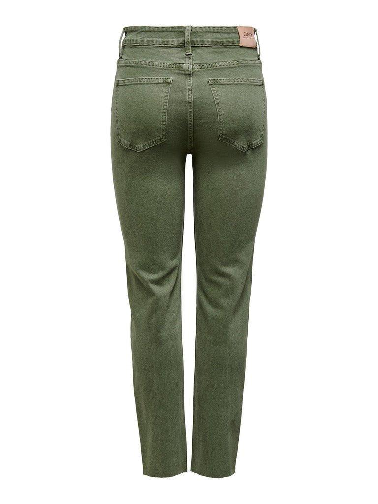 Only Emily - Grøn mom jeans - HUSET Men & Women