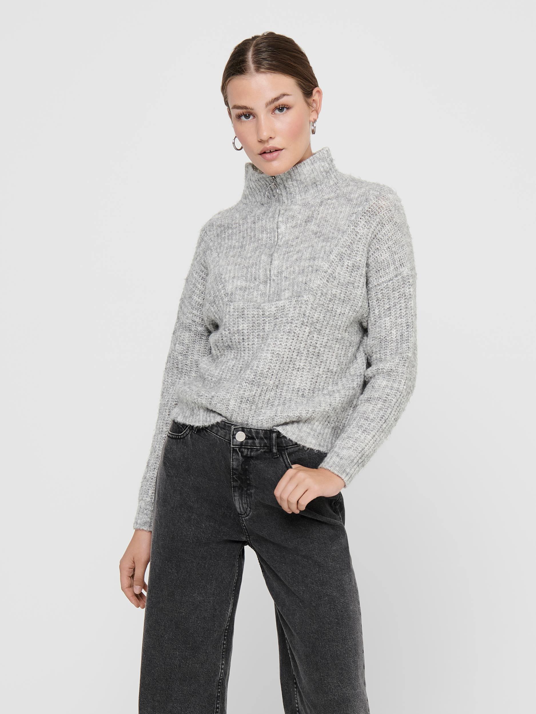 Only Emily - Strik m. zip - HUSET Men & Women