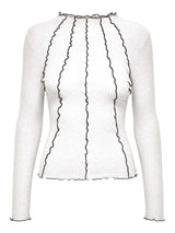 Only Emma - Babylock rib top - HUSET Men & Women
