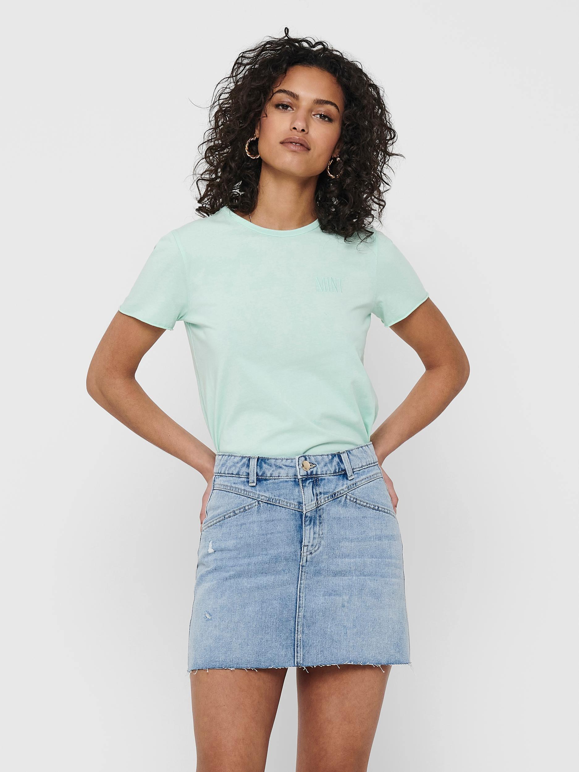 Only Fruity - T-shirt m. frugt tekst - HUSET Men & Women