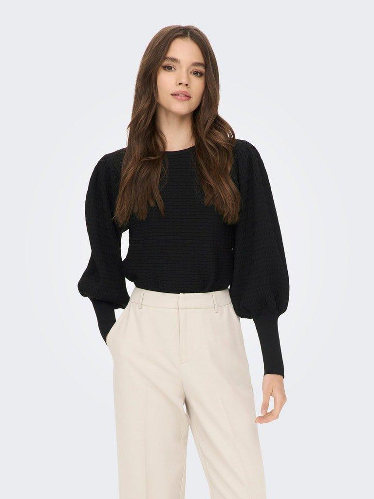 Only Ginnie - Strikbluse - HUSET Men & Women