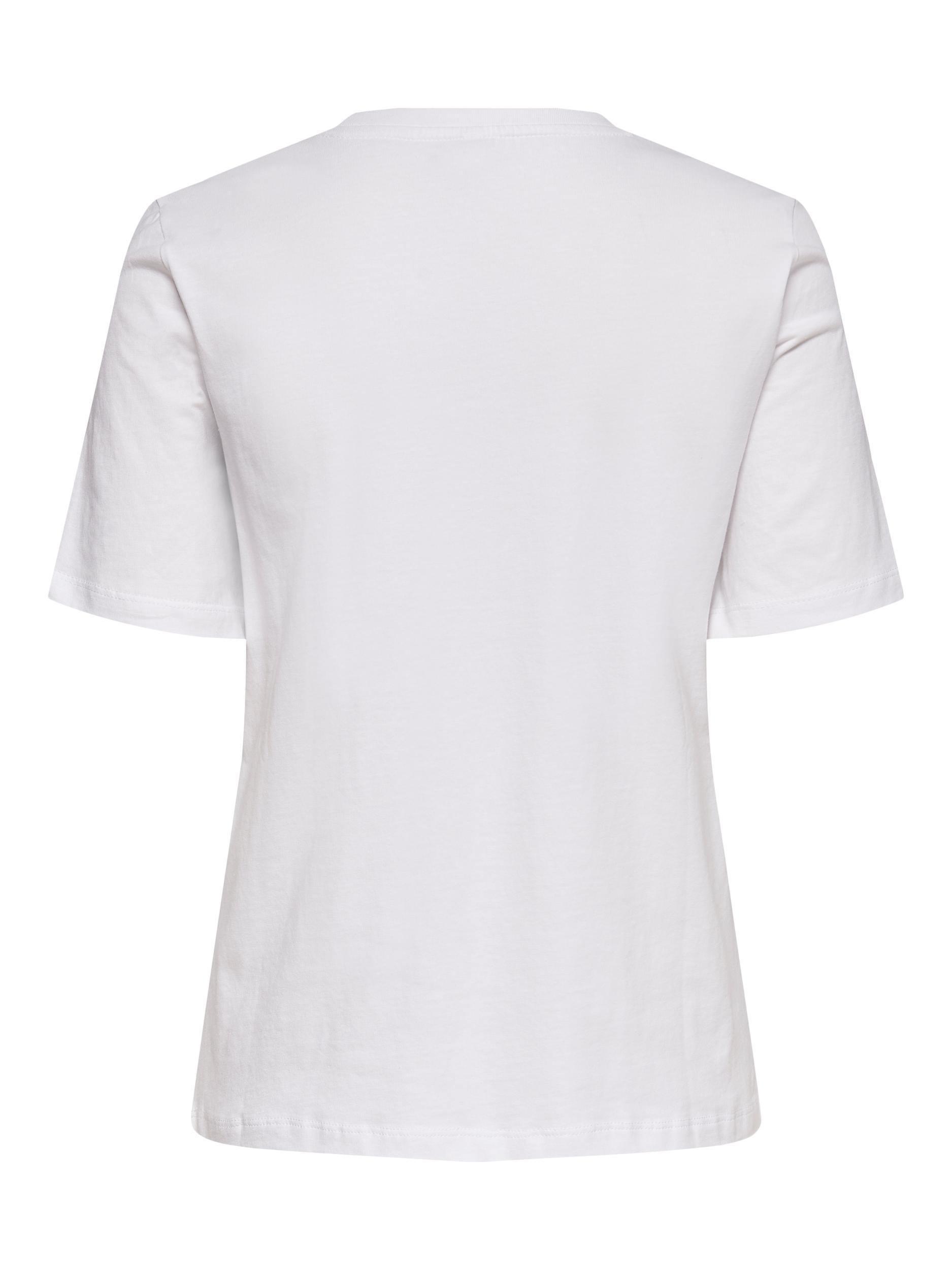 Only Iris - T-shirt m. print - HUSET Men & Women