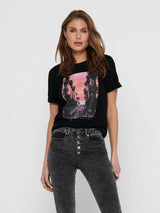 Only Iris - T-shirt m. print - HUSET Men & Women