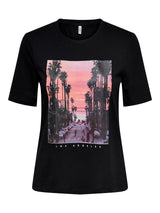 Only Iris - T-shirt m. print - HUSET Men & Women