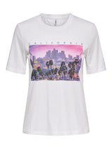 Only Iris - T-shirt m. print - HUSET Men & Women