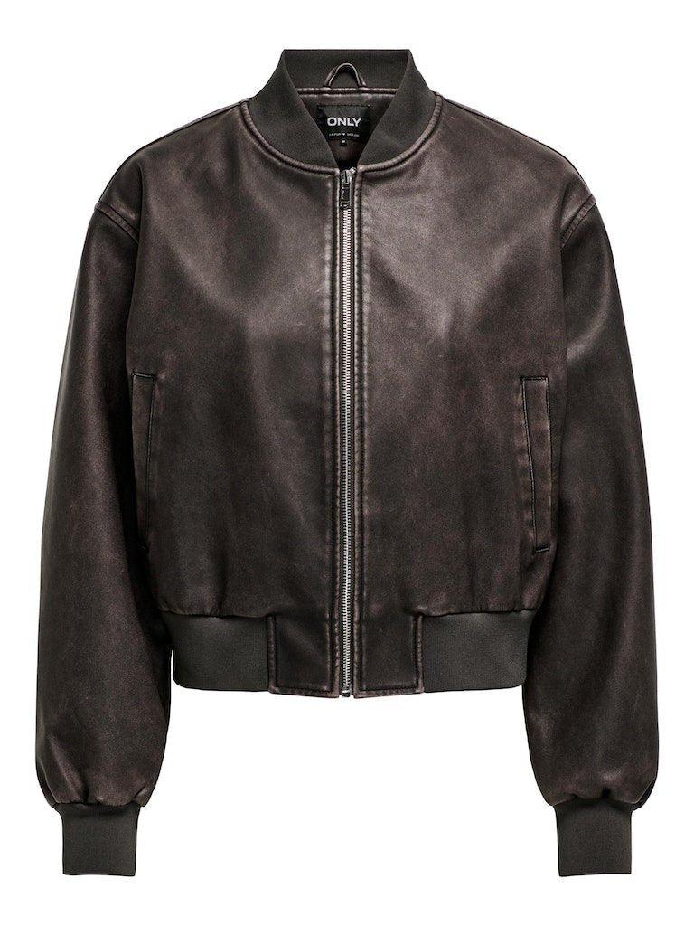 Only Jane - Faux leather bomber - HUSET Men & Women