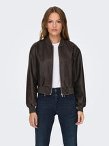 Only Jane - Faux leather bomber - HUSET Men & Women