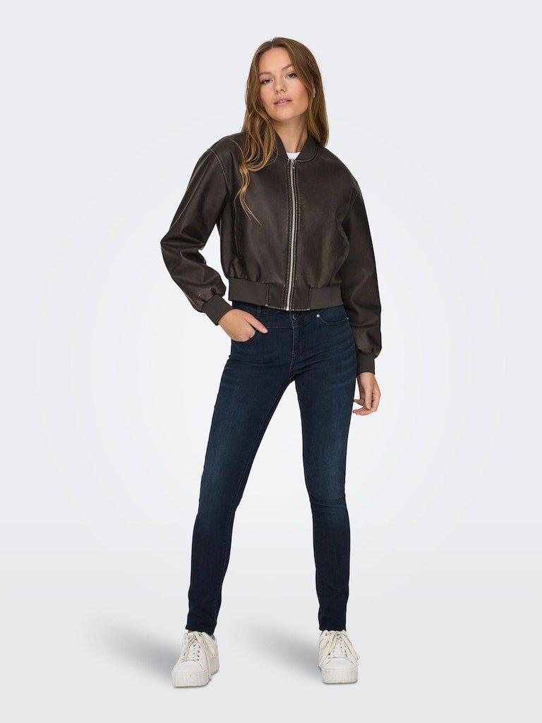 Only Jane - Faux leather bomber - HUSET Men & Women