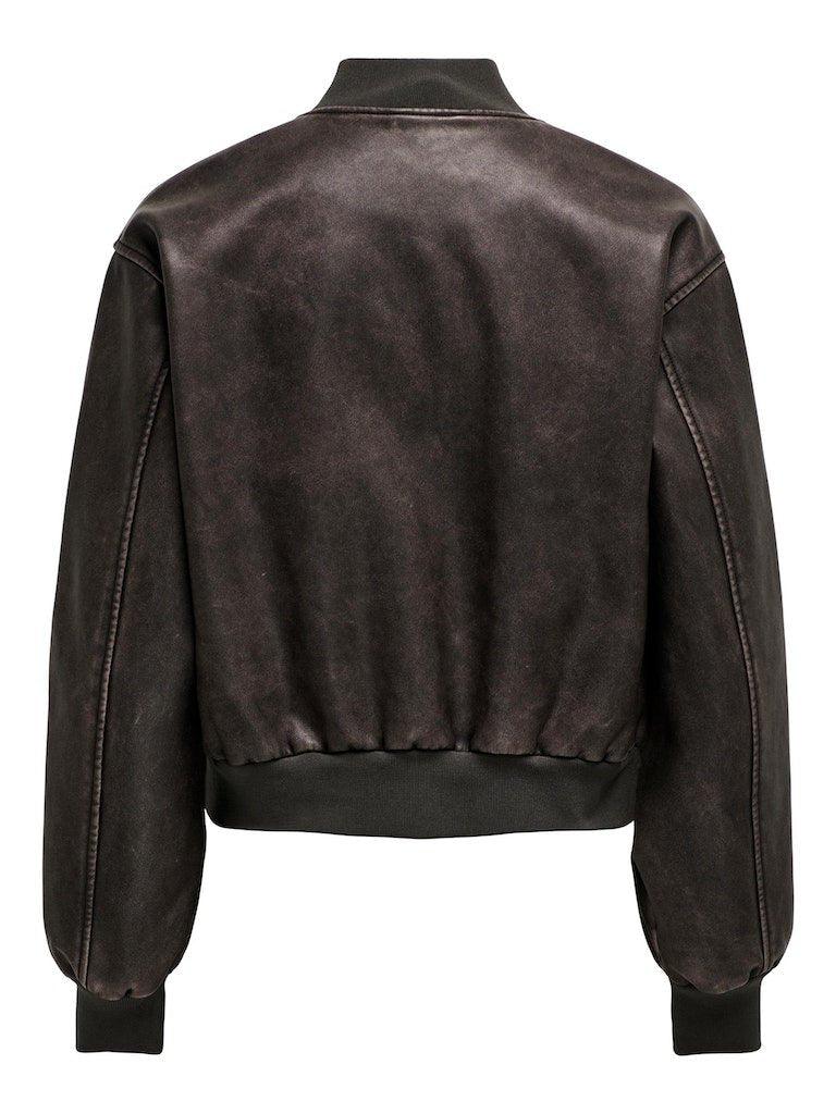 Only Jane - Faux leather bomber - HUSET Men & Women