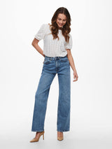 Only Juicy - Jeans m. brede ben high waist - HUSET Men & Women