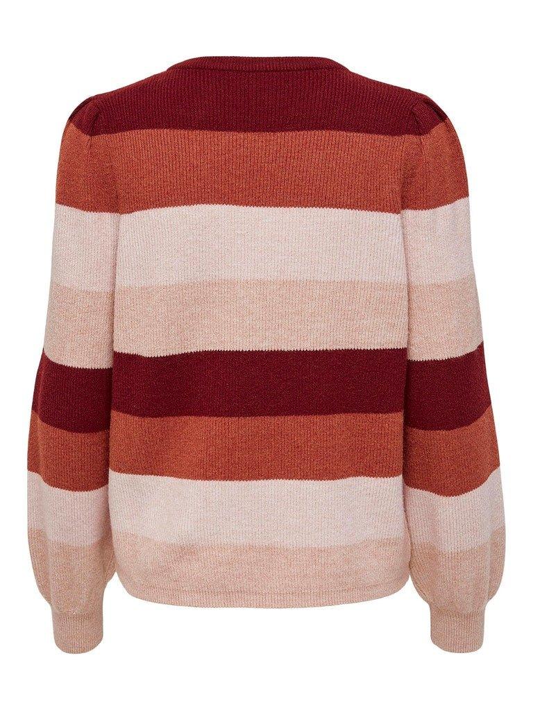 Only Katia - Stribet pullover strik - HUSET Men & Women