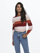 Only Katia - Stribet pullover strik - HUSET Men & Women