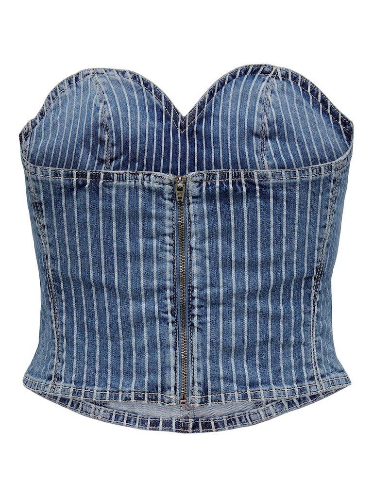 Only Kirsi - Denim tube top - HUSET Men & Women