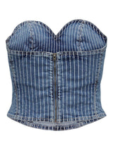 Only Kirsi - Denim tube top - HUSET Men & Women