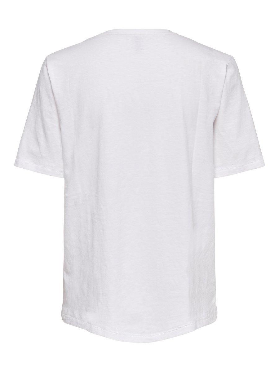 Only LIFE Clara - T-shirt med tekst - HUSET Men & Women