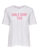 Only LIFE Clara - T-shirt med tekst - HUSET Men & Women