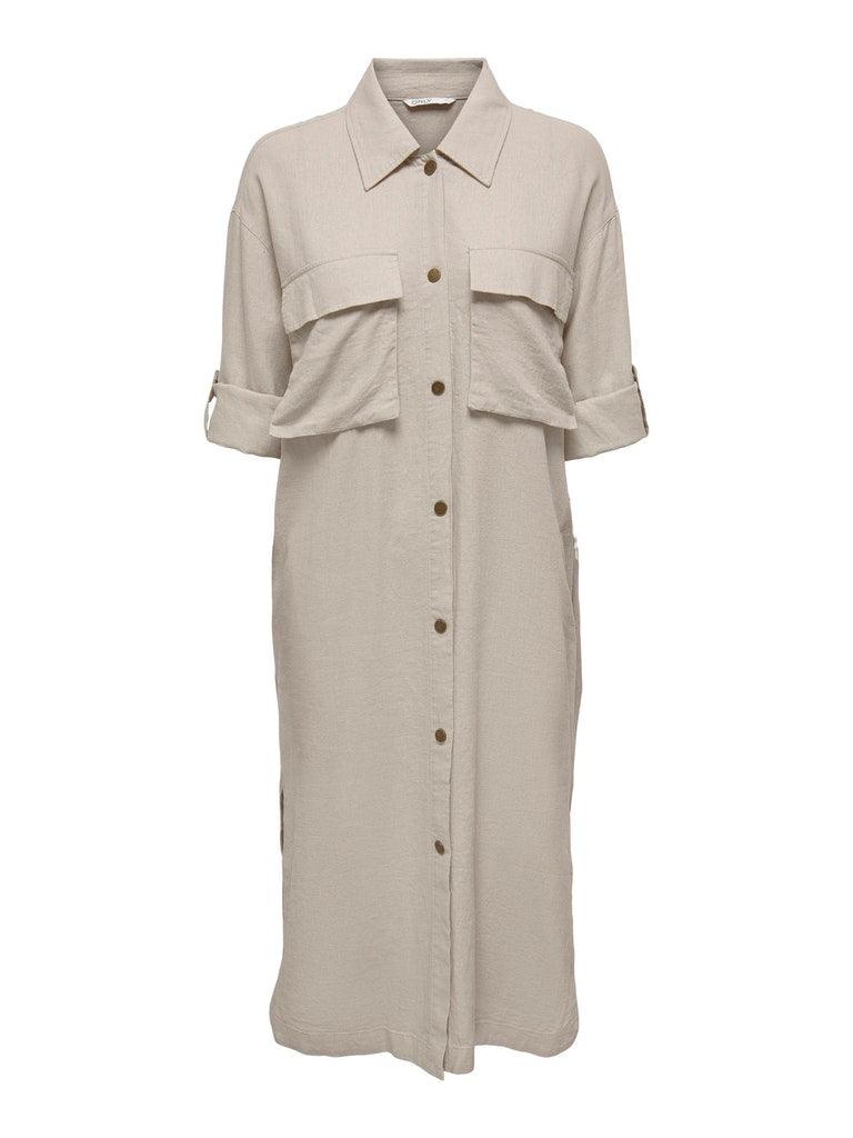 Only Ludo - Lang hør shacket - HUSET Men & Women