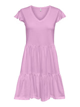 Only May - Kjole m. flæseærmer - HUSET Men & Women