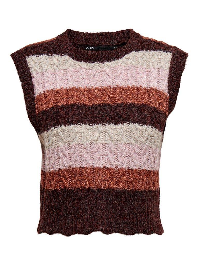 Only Mellow - Vest med striber - HUSET Men & Women