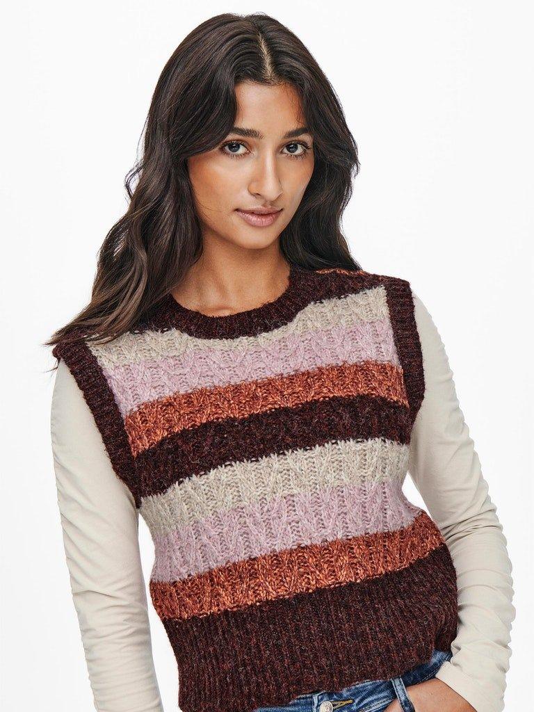 Only Mellow - Vest med striber - HUSET Men & Women