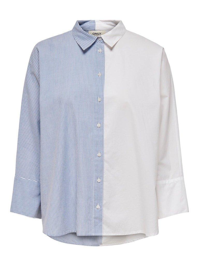 Only New Grace - Color block skjorte - HUSET Men & Women