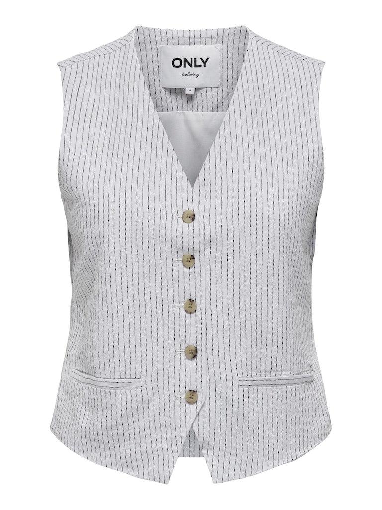 Only Olga - Hør pinstripe vest - HUSET Men & Women
