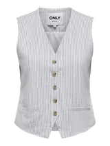 Only Olga - Hør pinstripe vest - HUSET Men & Women