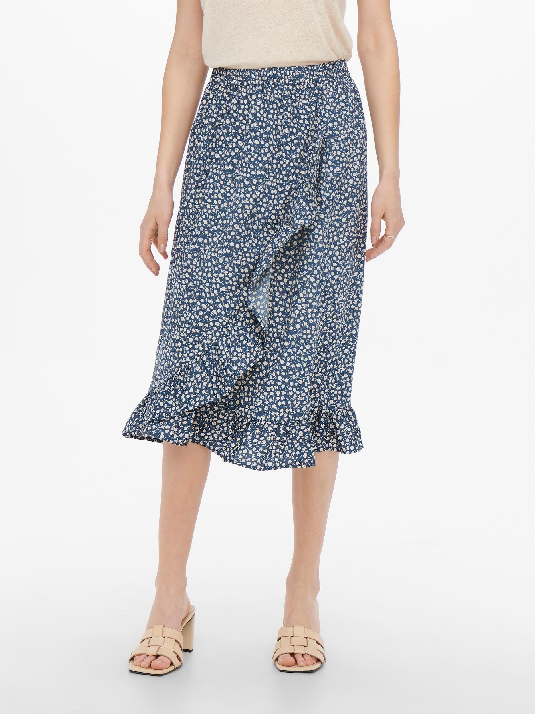 Only Olivia - Lang wrap nederdel - HUSET Men & Women