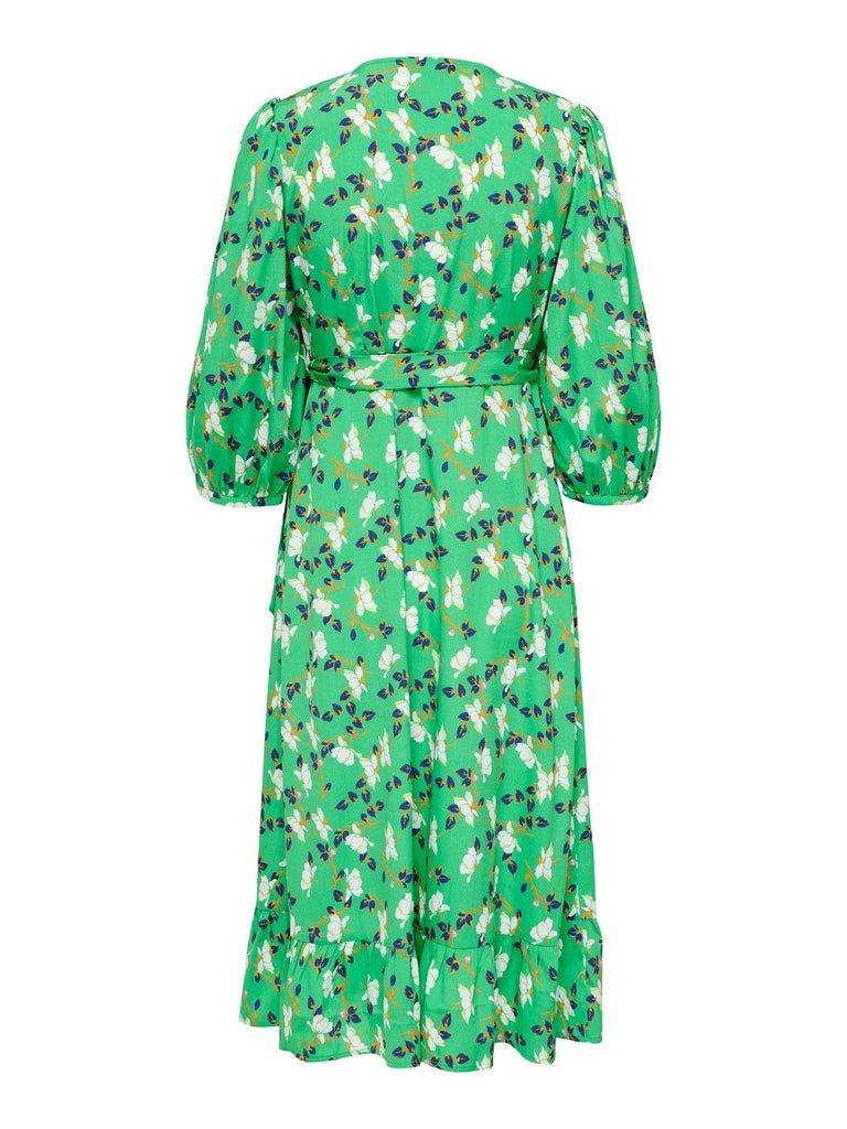 Only Olivia - Wrap midi kjole - HUSET Men & Women