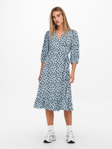 Only Olivia - Wrap midi kjole - HUSET Men & Women