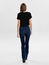 Only Paola - Jeans m. high waist & brede bukseben - HUSET Men & Women