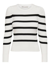 Only Sally - Puf stribet pullover - HUSET Men & Women