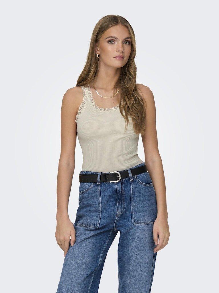 Only Sharai - Blonde top - HUSET Men & Women