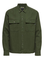 Only & Sons Kennet - Overshirt m. hør - HUSET Men & Women (6549235269711)