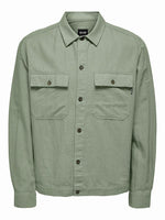 Only & Sons Kennet - Overshirt m. hør - HUSET Men & Women (8785526423899)