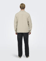 Only & Sons Kennet - Overshirt m. hør - HUSET Men & Women (8785526423899)