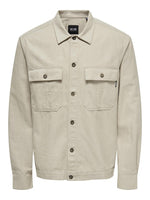 Only & Sons Kennet - Overshirt m. hør - HUSET Men & Women (8785526423899)