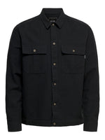 Only & Sons Kennet - Overshirt m. hør - HUSET Men & Women (6549235269711)