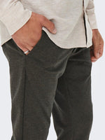 Only & Sons Mark - sildebensmønstrede Comfort pants - HUSET Men & Women (7808931070204)