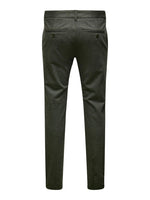 Only & Sons Mark - sildebensmønstrede Comfort pants - HUSET Men & Women (7808931070204)