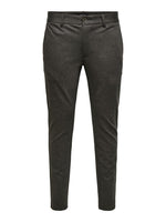 Only & Sons Mark - sildebensmønstrede Comfort pants - HUSET Men & Women (7808931070204)