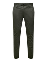 Only & Sons Mark - sildebensmønstrede Comfort pants - HUSET Men & Women (7808931070204)