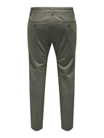 Only & Sons Mark - sildebensmønstrede Comfort pants - HUSET Men & Women (7808931070204)