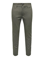 Only & Sons Mark - sildebensmønstrede Comfort pants - HUSET Men & Women (7808931070204)