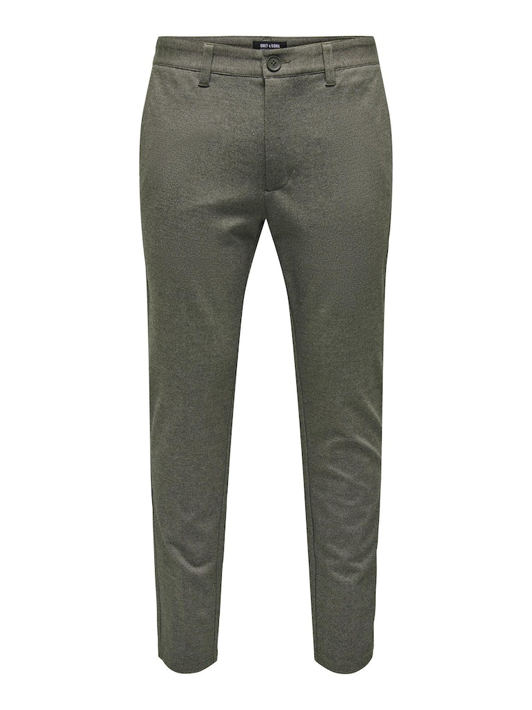 Only & Sons Mark - sildebensmønstrede Comfort pants - HUSET Men & Women (7808931070204)