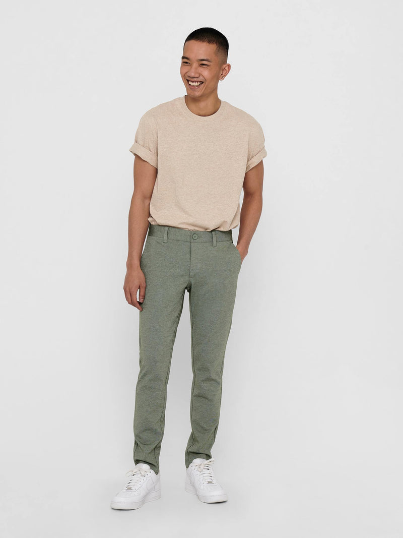 Only & Sons Mark - Tap Melange Comfort pants (4846862499919)