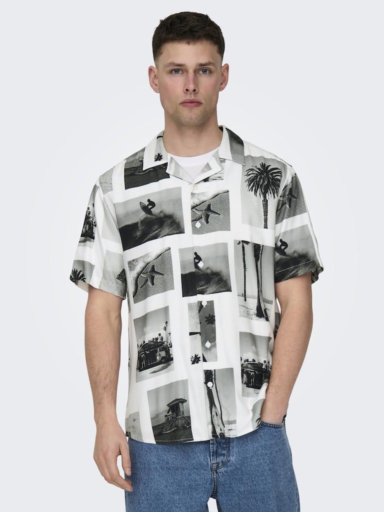 Only & Sons Nano - Kortærmet skjorte - HUSET Men & Women (8785504633179)