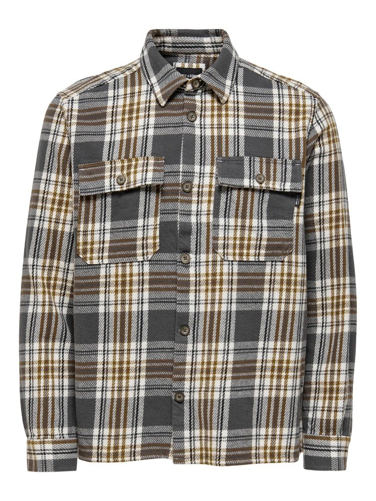 Only & Sons Scott Flannel - Overshirt - HUSET Men & Women (6600930984015)